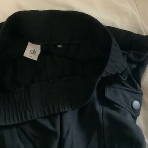 CAbi 4052 Black Button Joggers